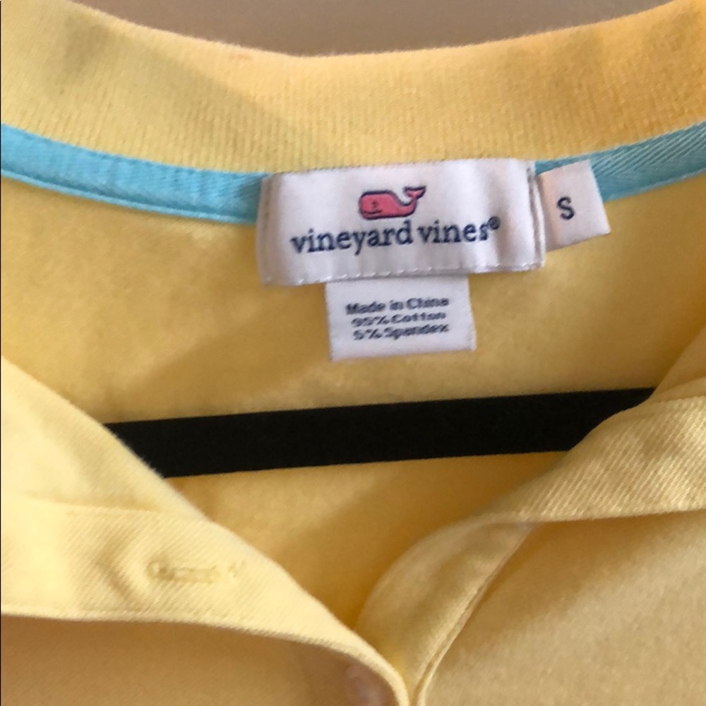 Yellow vineyard vines polo